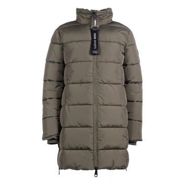 Lange 2-in-1-Daunenjacke Dakota HKM Khaki Gr&uuml;n