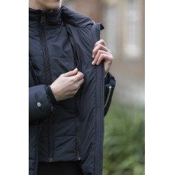 Lange 2-in-1-Daunenjacke Dakota HKM Schwarz