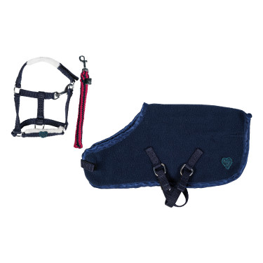 Starter-Set Cuddle Pony HKM Dunkelblau