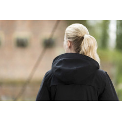 Lange wasserdichte Jacke Hillary HKM Schwarz