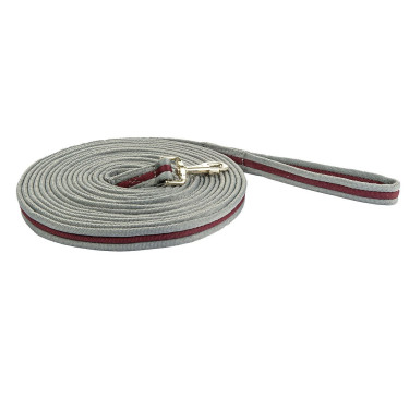Longe voor werk Soft 8 m HKM Dunkelgrau / Bordeaux