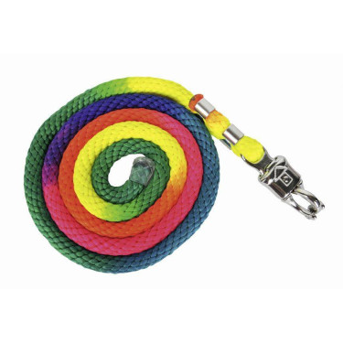 Mehrfarbige Longe mit Panikhaken HKM