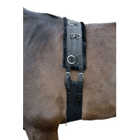 Longiergurt Teddy HKM Schwarz / schwarz