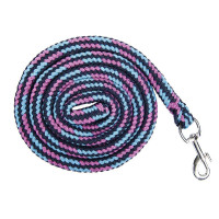 Longe Funny Horses mit Karabinerhaken HKM Dunkelblau, Blau, Dunkelrosa