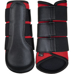 Gamaschen Breath HKM Rot / Schwarz Gamaschen Breath HKM Rot / Schwarz