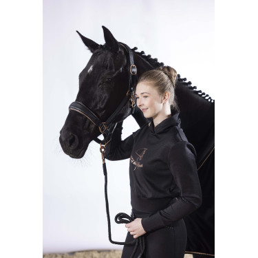 Longe Rosegold Glamour Style Karabinerhaken antip. HKM Longe Rosegold Glamour Style Karabinerhaken antip. HKM