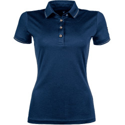 Polo Rosegold Glamour Style HKM Dunkelblau / Roségold Marineblau
