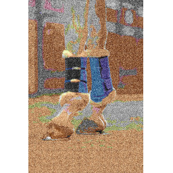 Gamaschen Comfort Mesh HKM Dunkelblau Gamaschen Comfort Mesh HKM Dunkelblau