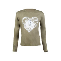 Langarm-Polo Horse Spirit HKM Pink Rosa