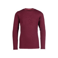 Langarm-Polo Amelie HKM Dunkelrot
