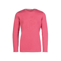 Langarm-Polo Amelie HKM Himbeerrosa
