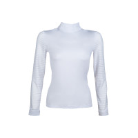 Wettkampf-Poloshirt Monaco langarm HKM Weiß Wei&amp;amp;amp;amp;amp;szlig;