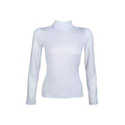 Wettkampf-Poloshirt Monaco langarm HKM Weiß Wei&amp;amp;amp;amp;amp;szlig;