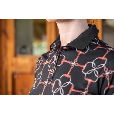 Polo Edinburgh HKM Schwarz