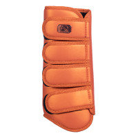 Dressurgamaschen Edinburgh hinten HKM Brandy Braun