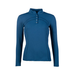 Langarm-Polo Port Royal HKM Dunkelblau