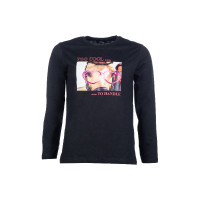 Langarm-Polo Ruby Fun HKM Schwarz