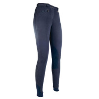 Pantalon Penny Easy basanes en tissu HKM Bleu foncé / bleu foncé