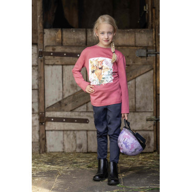 Anni-Reithose mit Silikonbesatz HKM Dunkelblau Anni-Reithose mit Silikonbesatz HKM Dunkelblau