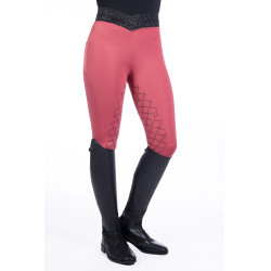 Reitleggings Ruby Vollbesatz Silikon HKM Rost Braun