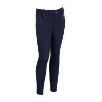 Alva Reithose mit Vollbesatz aus Silikon HKM Dunkelblau
