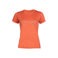 T-Shirt Edinburgh Gebiss HKM Brandy Braun T-Shirt Edinburgh Gebiss HKM Brandy Braun