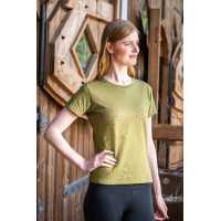T-Shirt Edinburgh Gebiss HKM Brandy Braun T-Shirt Edinburgh Gebiss HKM Brandy Braun