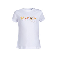 Kinder T-shirt Pony Club HKM Weiß Weiß Kinder T-shirt Pony Club HKM Weiß Weiß