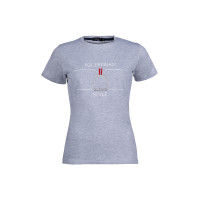 T-Shirt Equine Sports Style HKM Meliertes Grau