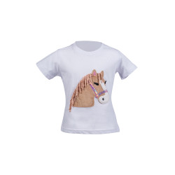 T-Shirt Lola Fluffy HKM Weiß Wei&szlig;