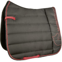 Reitunterlage Equestrian HKM Dunkelgrün / Neonkoralle