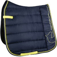 Reitunterlage Equestrian HKM Marineblau / Neon­gelb