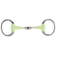 Doppelt gebrochenes Gebiss 18 mm Apfelgeschmack HKM Hinweisfarbe Transparent Doppelt gebrochenes Gebiss 18 mm Apfelgeschmack HKM Hinweisfarbe Transparent