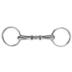 Doppelt gebrochenes anatomisches Gebiss 18 mm aus Edelstahl HKM Doppelt gebrochenes anatomisches Gebiss 18 mm aus Edelstahl HKM