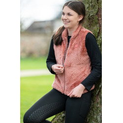 Ärmellose Polarfleeceweste Ruby HKM Rost Braun Ärmellose Polarfleeceweste Ruby HKM Rost Braun