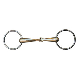 Mundstück 16 mm Neusilber Edelstahlringe HKM