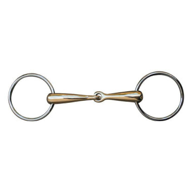 Mundstück 16 mm Neusilber Edelstahlringe HKM