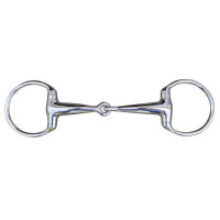 Olivenkopfgebiss 20 mm massiv Edelstahl HKM Hinweisfarbe