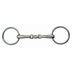 Gebiss doppelt gebrochen 18 mm aus Edelstahl HKM Gebiss doppelt gebrochen 18 mm aus Edelstahl HKM