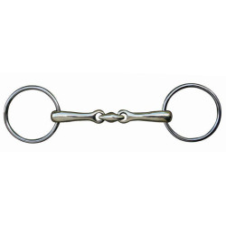 Doppelt gebrochenes Gebiss 20 mm aus Edelstahl HKM Doppelt gebrochenes Gebiss 20 mm aus Edelstahl HKM