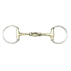 Doppelt gebrochene Trense 16 mm aus Neusilber HKM Doppelt gebrochene Trense 16 mm aus Neusilber HKM