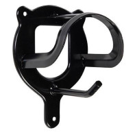 Porte-bridon métallique HKM Noir