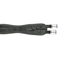 Gummierte PVC-Gurtschlaufe HKM Schwarz