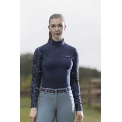 Funktions-T-Shirt Monaco Style HKM Dunkelblau