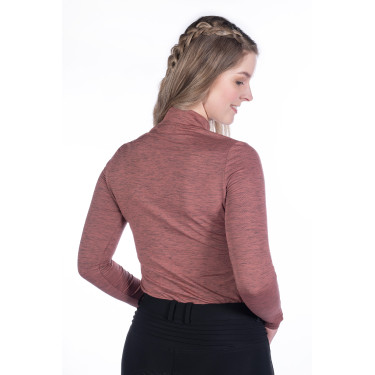 Funktions-T-Shirt Rosewood Melange HKM Funktions-T-Shirt Rosewood Melange HKM