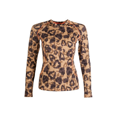 T-Shirt Clolour Breeze Langarm HKM Natürlich Braun T-Shirt Clolour Breeze Langarm HKM Natürlich Braun