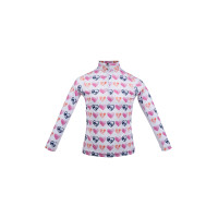 Funktions-T-Shirt Hearts Kids HKM Weiß / leuchtendes Rosa