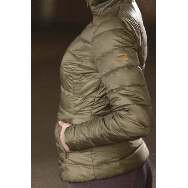 Allure Daunenjacke HKM Olivgrün Gr&uuml;n