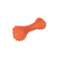 Jouet pour chien Buddy Bone I caoutchouc naturel HKM Orange
