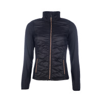 Steppjacke Prag Style HKM Schwarz / Roségold